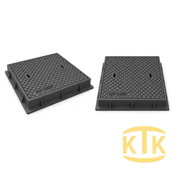 DKT-600-B7 Döküm Yuvarlak Rögar Kapağı Takımı Ø600 mm | B125 ürün görseli