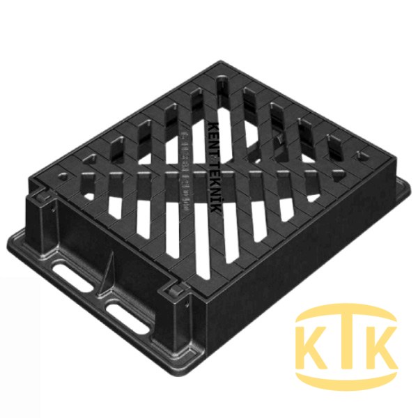 DIT-4560-D Döküm Yağmur Suyu Izgara Takımı 292x568 mm | D400 ürün görseli