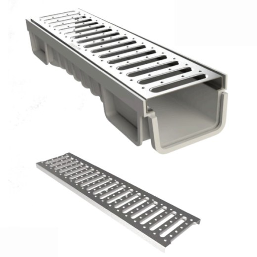 PGI-1020-A Paslanmaz/Galvaniz Kanal Izgarası 100x500x20 mm | A15 ürün görseli