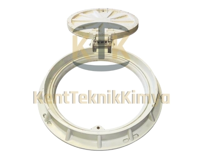 FK500-KKT-600-MYB-B125 Kompozit Rögar Kapağı 600mm Menteşeli