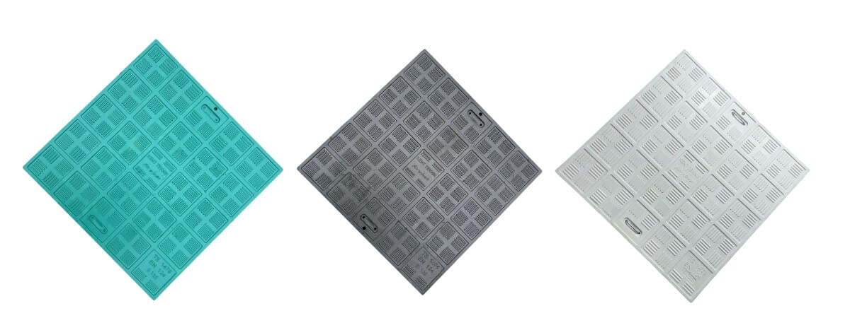FK-100-C-C250 Kompozit Kare/Dikdörtgen Rögar Kapağı Takımı 1000x1000 mm | C250 ürün görseli