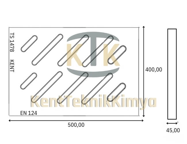 FK615 - 60x60 B250 Kompozit Izgara