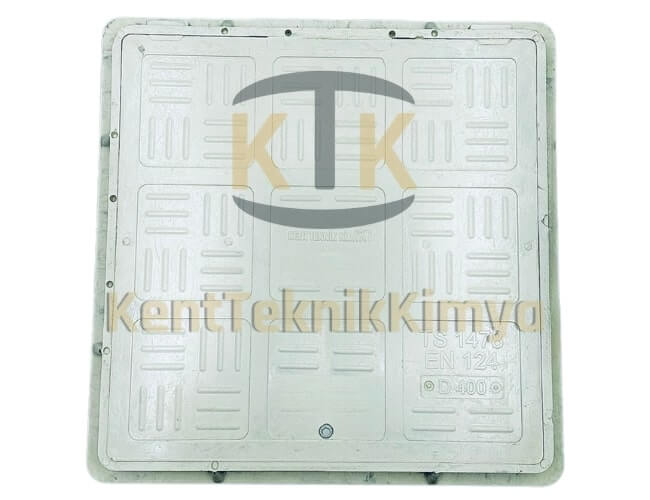 FK509-KKT-6060-C-C250 Kompozit Kare Rögar Kapağı 600x600mm