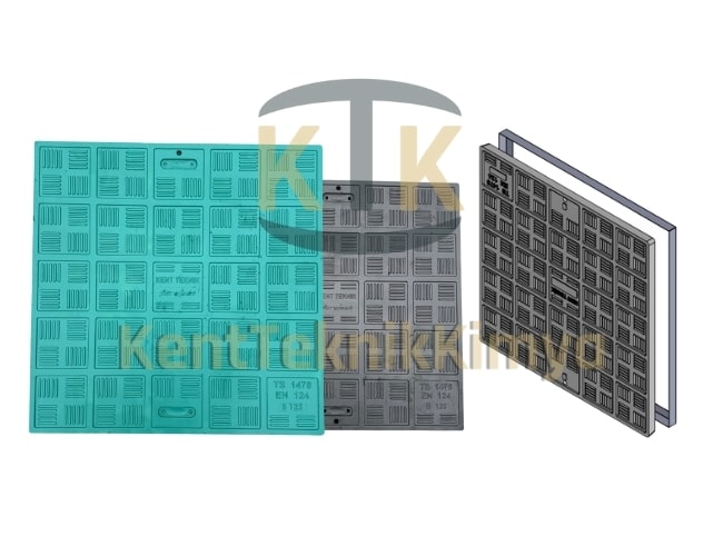 FK610 - D400 100x100 Kompozit Rögar Kapağı 