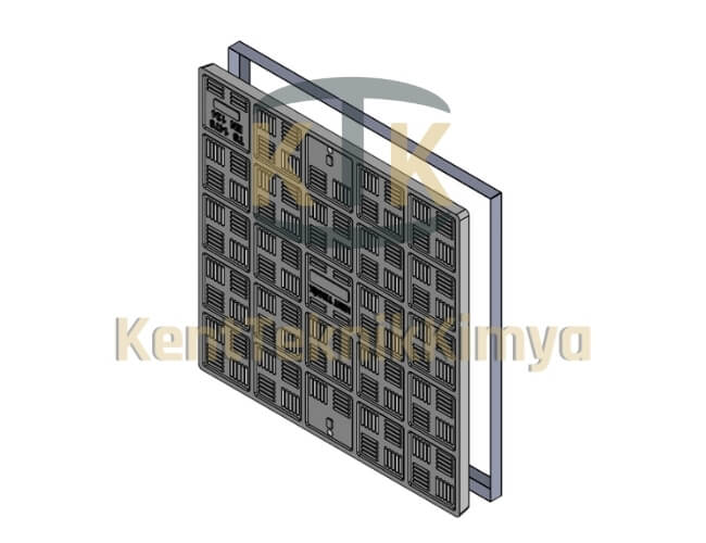FK608 - C250 80x80 Kompozit Rögar Kapağı